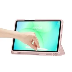 Tablettok Samsung Galaxy Tab A11 8.7 X133 / X135 - pink smart case tablet tok, ceruza tartóval-6