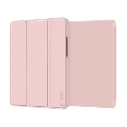 Tablettok Samsung Galaxy Tab A9 8.7 X110 / X115 - pink smart case tablet tok, ceruza tartóval-1