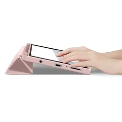 Tablettok Samsung Galaxy Tab A9 8.7 X110 / X115 - pink smart case tablet tok, ceruza tartóval-2