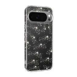 Telefontok Google Pixel 10 Pro - Glitter - átlátszó csillámos hátlap tok-2