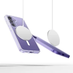 Telefontok Xiaomi 15T Pro 5G - Tech-Protect Flexair Hybrid - MagSafe kompatibilis átlátszó műanyag hátlap tok, szilikon kerettel-1