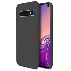 Samsung Galaxy S10+ (S10 Plus) Telefontok - fekete szilikon tok-1