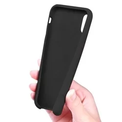 Samsung Galaxy S10 Telefontok - fekete szilikon tok-3
