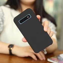 Samsung Galaxy S10 Telefontok - fekete szilikon tok-5