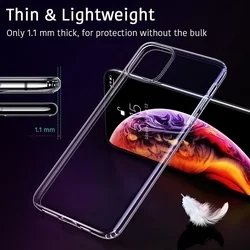iPhone 11 PRO MAX Telefontok - ESR átlátszó keretes szilikon tok-2