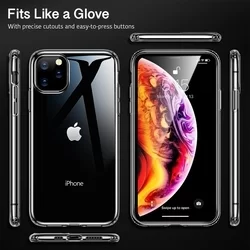 iPhone 11 PRO MAX Telefontok - ESR átlátszó keretes szilikon tok-3