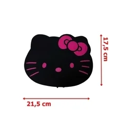 Egérpad - cicás fekete/pink egérpad-1