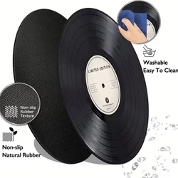 Egérpad - Bakelit lemez fekete egérpad-2