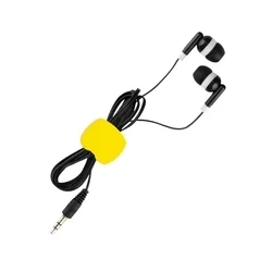 Univerzális 5db-os kábelrendező klipsz, citromsárga-3