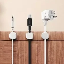 Univerzális 3db-os mágneses kábelrendező, fehér, ragasztható-3