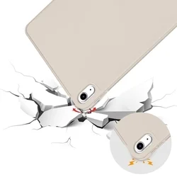 Tablettok iPad 2025 11 coll (iPad 11) - homokszínű smart case, ceruza tartóval-4