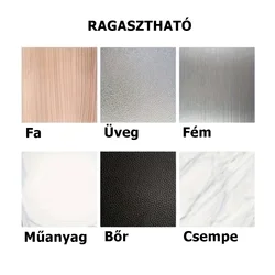 Univerzális 3 klipszes kábelrendező, fekete szilikon, ragasztható-2