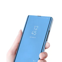 Telefontok Samsung Galaxy S25 - Kék Clear View Tok-1