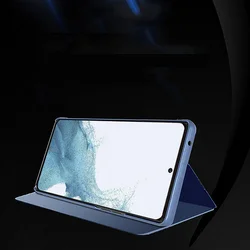 Telefontok Samsung Galaxy S25 Ultra - Kék Clear View Tok-5