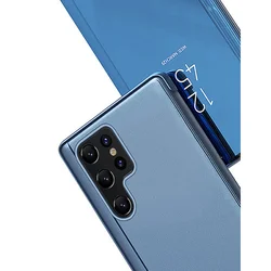 Telefontok Samsung Galaxy S25 Ultra - Kék Clear View Tok-2