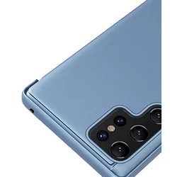 Telefontok Samsung Galaxy S25 Ultra - Kék Clear View Tok-3