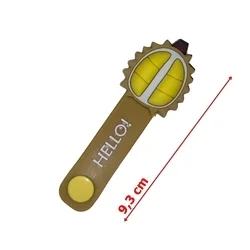 Univerzális Durián figurás kábelrendező, barna szilikon, patentos-1