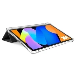 Tablettok Lenovo Idea Tab 11 coll (TB-336) - fekete smart case tablet tok, áttetsző hátlappal, ceruza tartóval-4