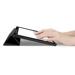 Tablettok Lenovo Idea Tab Plus 12,1 (TB-361) - fekete smart case tablet tok, ceruza tartóval-7