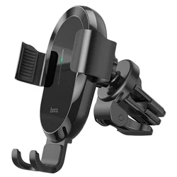 Telefontartó Hoco CA105 - Univerzális wireless töltős, szellőzőrácsra rögzíthető gravitációs autós telefontartó-2