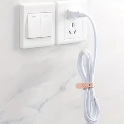 Kábelrendező - 3db barackvirág, szilikon kábelrendező szalag-2