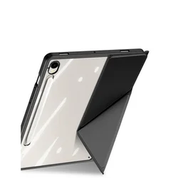 Tablettok Samsung Galaxy Tab S9 FE 10.9 coll (SM-X510, SM-X516) - DUX DUCIS Magi fekete ütésálló tok, ceruzatartóval-5