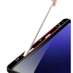 Tablettok Samsung Galaxy Tab S9 FE 10.9 coll (SM-X510, SM-X516) - DUX DUCIS Magi fekete ütésálló tok, ceruzatartóval-6