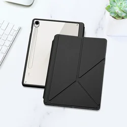 Tablettok Samsung Galaxy Tab S10 FE 10.9 coll (SM-X520, SM-X526) - DUX DUCIS Magi fekete ütésálló tok, ceruzatartóval-9