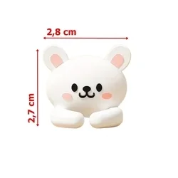 Univerzális jegesmaci kábelrendező, szilikon, ragasztható-1