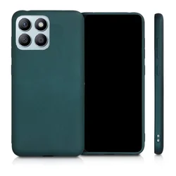 Telefontok Honor X7d - zöld szilikon hátlap tok-2