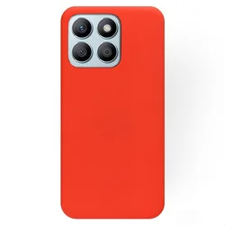 Telefontok Honor X7d - piros szilikon hátlap tok-1