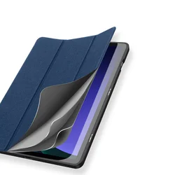 Tablettok Samsung Galaxy Tab S10 Lite 10.9 coll (SM-X400, SM-X406) - DUX DUCIS DOMO kék smart case ceruza tartóval-5