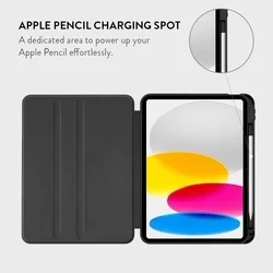 Tablettok iPad 10.9 (iPad 10) - LAMANO VERDE AURA mintás smart case, ceruza tartóval-5