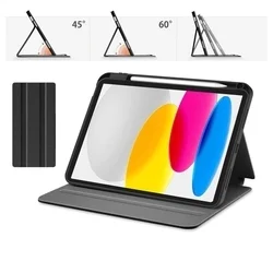 Tablettok iPad 2025 11 coll (iPad 11) - LAMANO VERDE AURA mintás smart case, ceruza tartóval-7