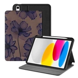 Tablettok iPad 2025 11 coll (iPad 11) - LAMANO VELVET NIGHT mintás smart case, ceruza tartóval-2