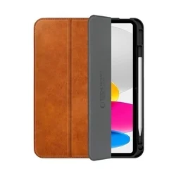 Tablettok iPad 10.9 (iPad 10) - Tech-Protect Polár - barna smart case, ceruza tartóval-1