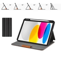 Tablettok iPad 2025 11 coll (iPad 11) - Tech-Protect Polár - barna smart case, ceruza tartóval-5