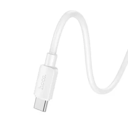 Töltőkábel: HOCO X96 Type-C / Type-C (USB-C) fehér töltő kábel 1m 100W-1