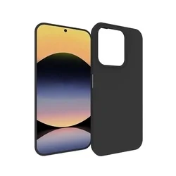 Telefontok Xiaomi Redmi 15C - fekete szilikon hátlap tok-3