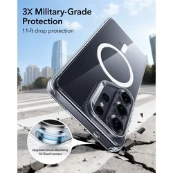 Telefontok Samsung Galaxy S26 Ultra - ESR CLASSIC HYBRID MAGSAFE átlátszó hátlap tok-3