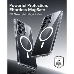 Telefontok Samsung Galaxy S26 Ultra - ESR CLASSIC HYBRID MAGSAFE átlátszó hátlap tok-5
