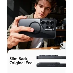 Telefontok Samsung Galaxy S26 Ultra - ESR CLASSIC HYBRID MAGSAFE átlátszó/fekete hátlap tok-4