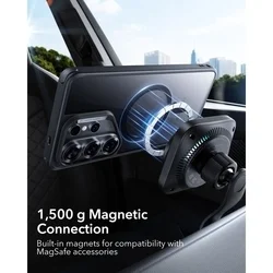 Telefontok Samsung Galaxy S26 Ultra - ESR CLASSIC HYBRID MAGSAFE átlátszó/fekete hátlap tok-7