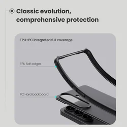 Telefontok Samsung Galaxy S26+ Plus - Nillkin Super Frosted - fekete műanyag hátlap tok-3