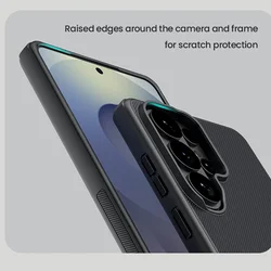 Telefontok Samsung Galaxy S26 Ultra - Nillkin Super Frosted - fekete műanyag hátlap tok-4