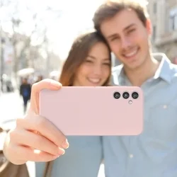 Telefontok Samsung Galaxy A37 5G - púder pink szilikon hátlap tok-3