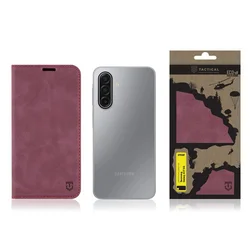 Telefontok Samsung Galaxy A37 5G - Tactical Xproof burgundi szilikon keretes mágneses könyvtok-3