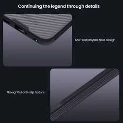 Telefontok Xiaomi Redmi Note 15 Pro+ Plus 5G - Nillkin csúsztatható kameravédős áttetsző / fekete hátlap tok-5