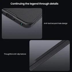 Telefontok Xiaomi Redmi Note 15 Pro 5G - Nillkin csúsztatható kameravédős fekete hátlap tok-5