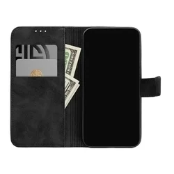 Telefontok Samsung Galaxy A57 5G - Forcell Tender fekete ráhajtófüles könyvtok-2